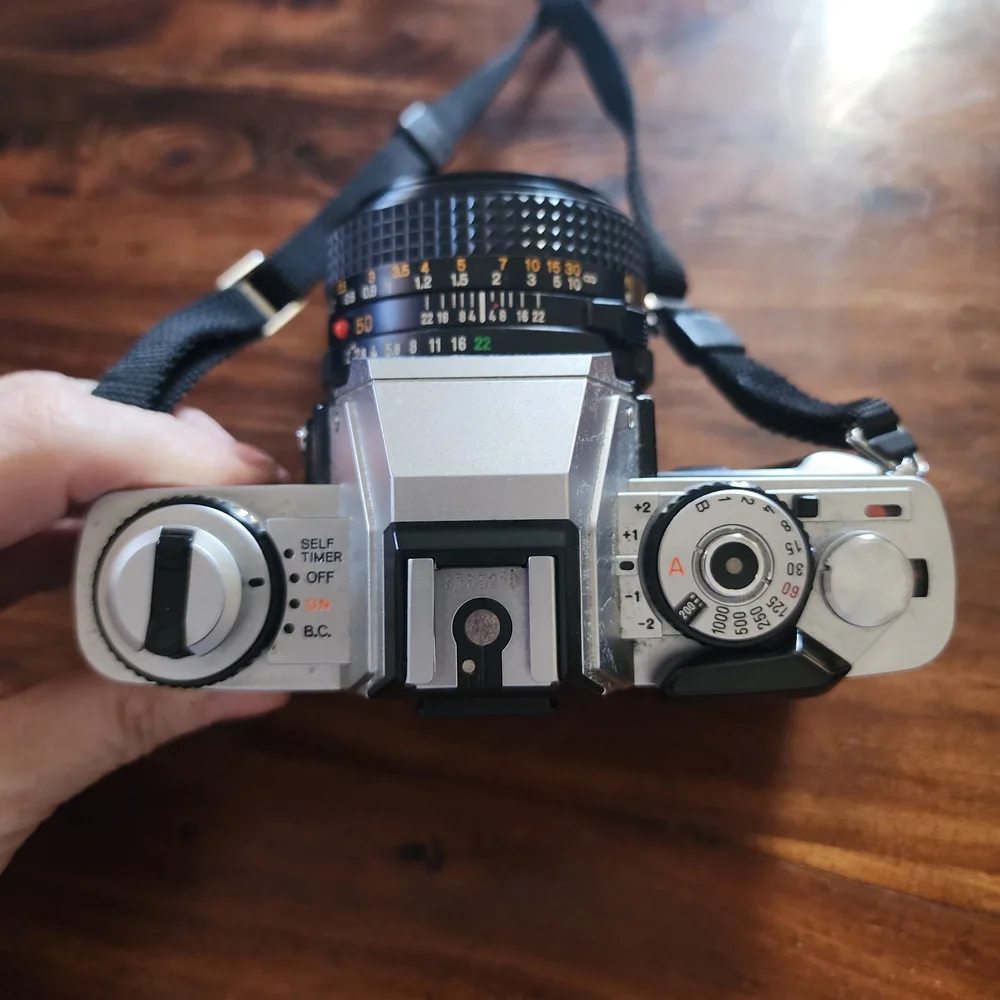📸Minolta XG-1 Black/Silver 36mm Camera